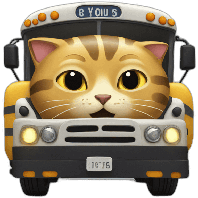 Cat bus emoji