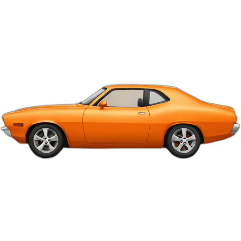 Orange car emoji