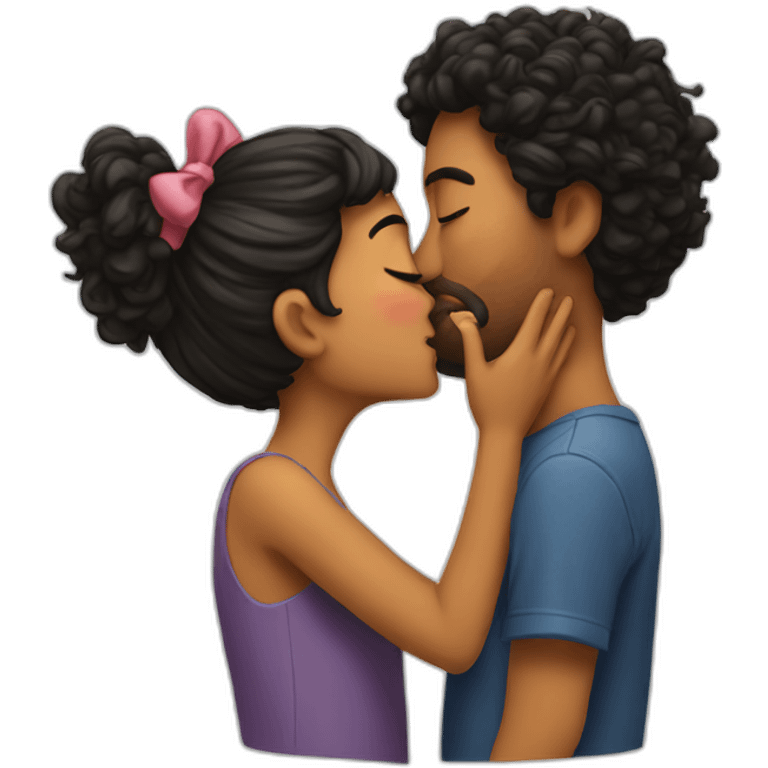 kiss-kiss emoji