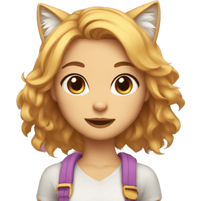 cat girl emoji