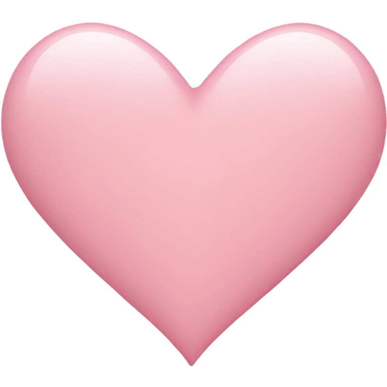 light pink heart emoji