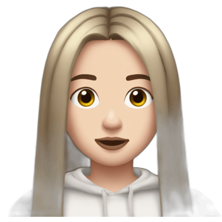 billie eilish brown hair emoji