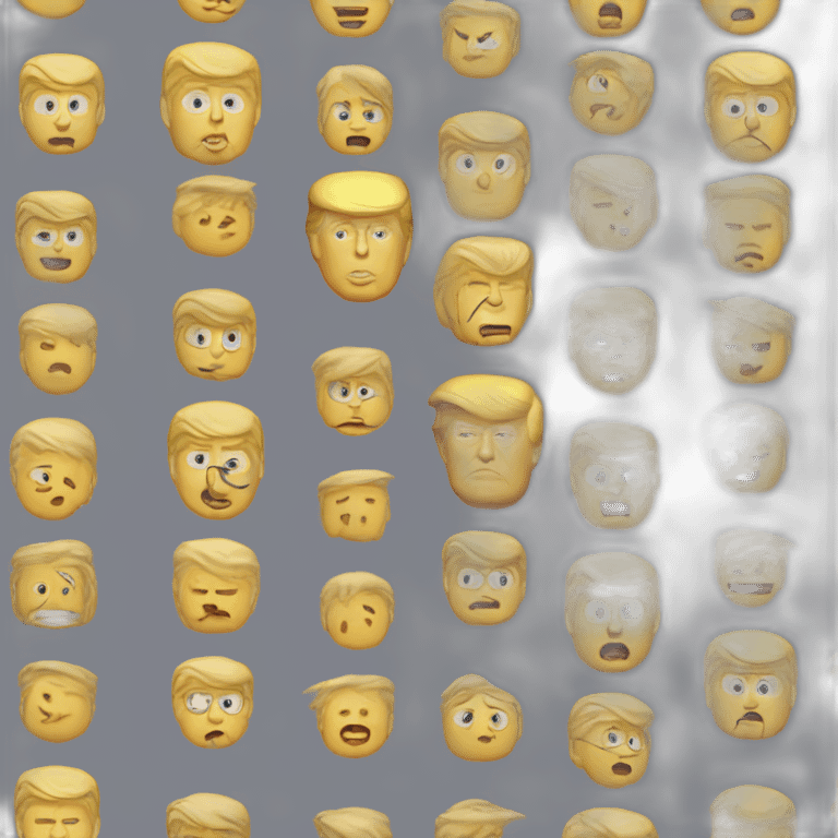 Donald Trump en train de se moquer emoji