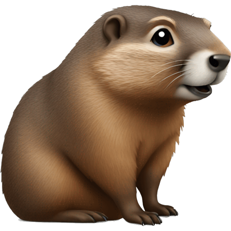 Groundhog emoji