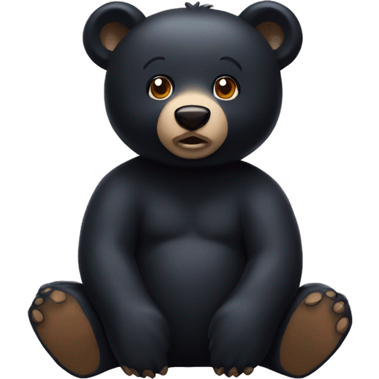 Black bear for tik tok emoji