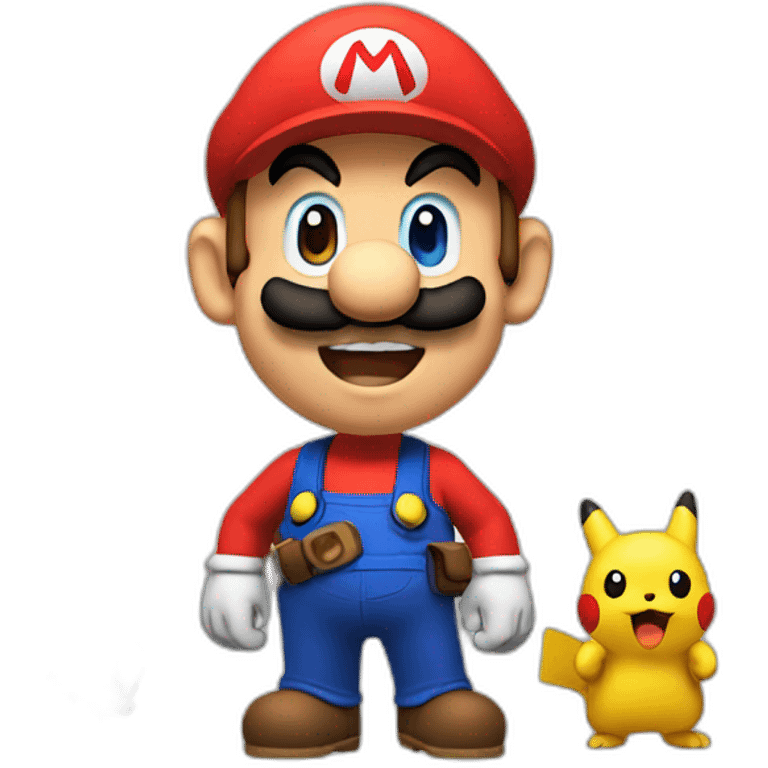 Mario als pokemon emoji