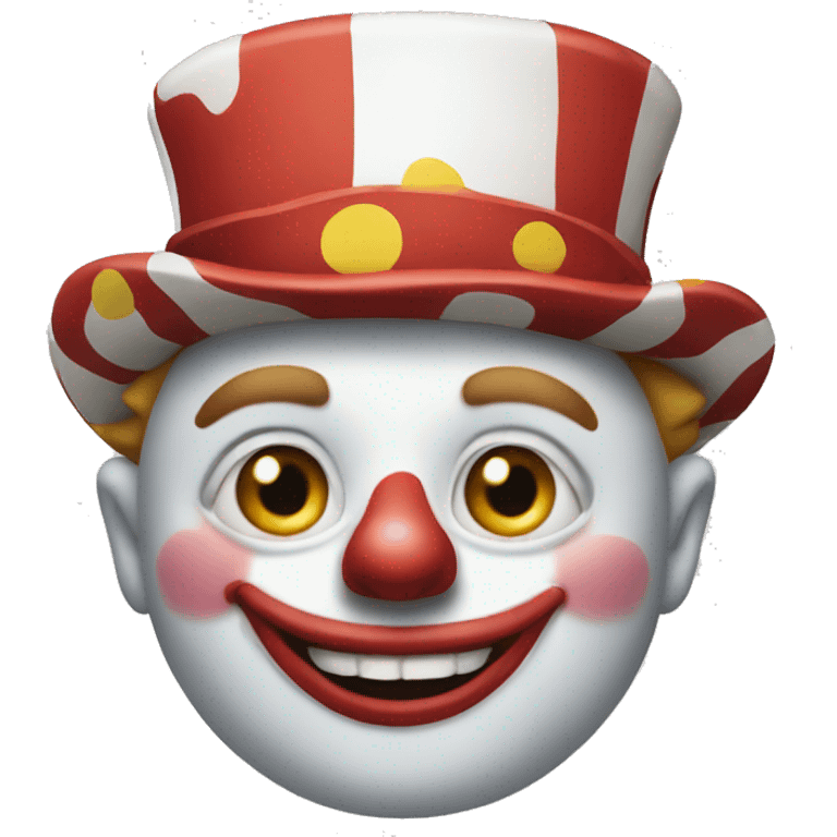 Circus clown emoji