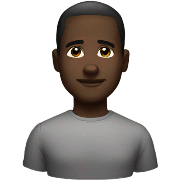 Black man  emoji