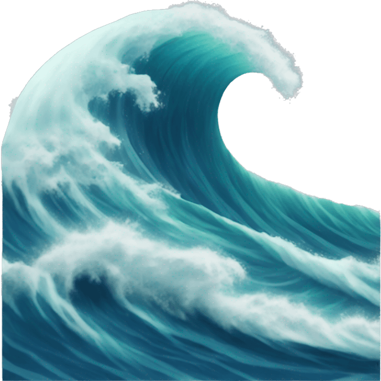 huge ocean wave emoji