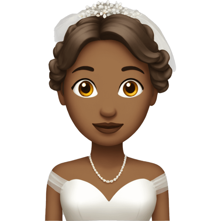 mariée chatain emoji