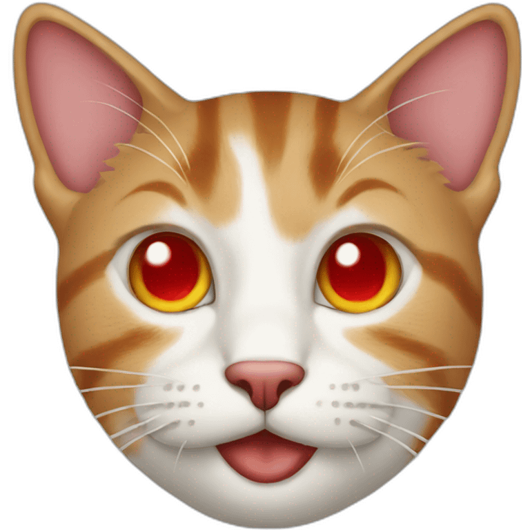 cat red nose emoji