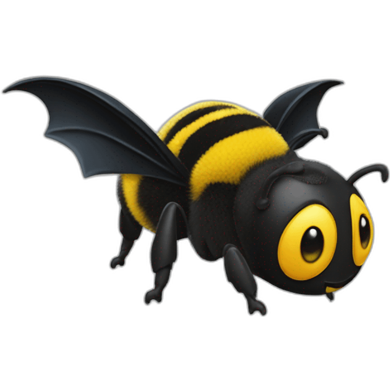 Batman et une abeille 🐝 emoji