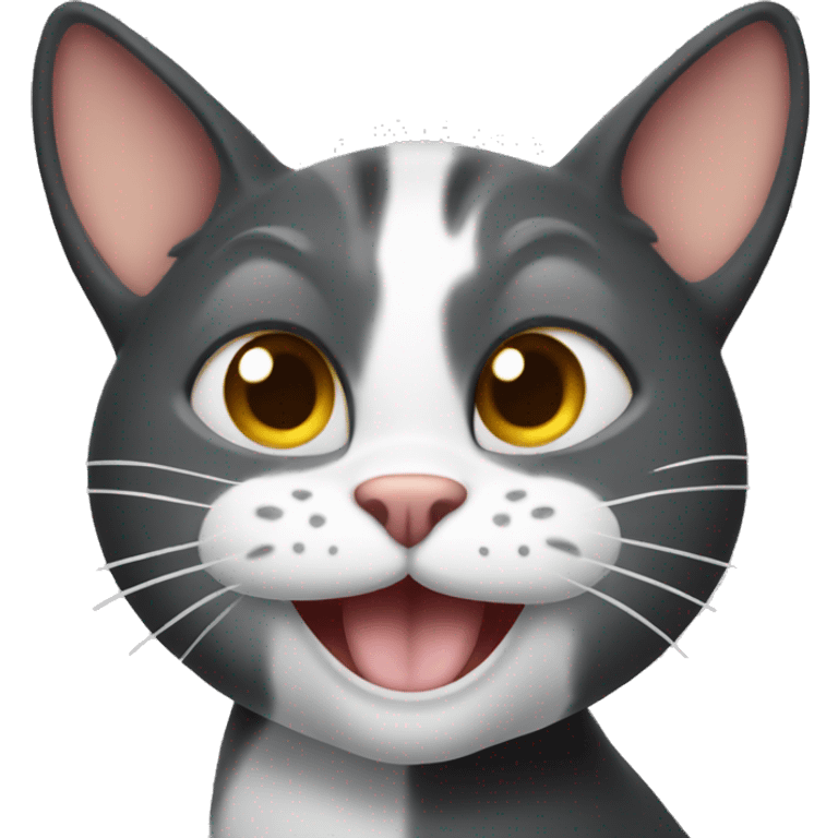 goofy cat emoji