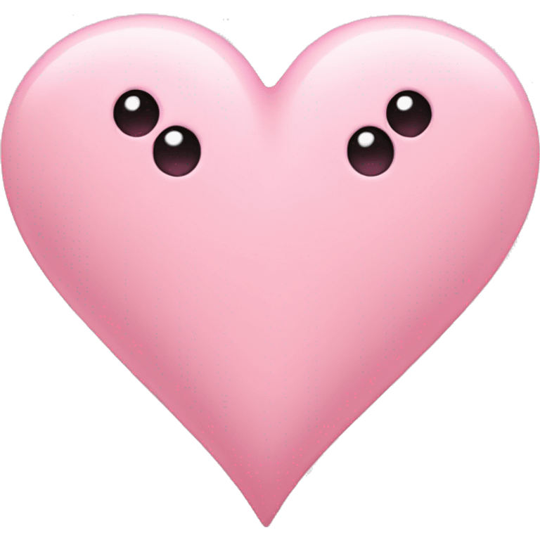 light pink heart  emoji