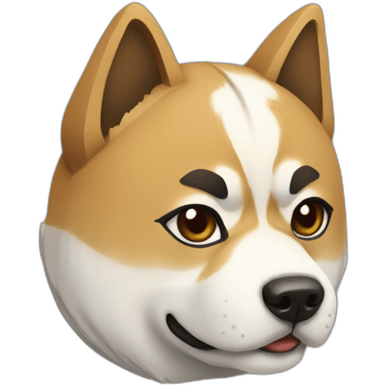 akita-inu samurai emoji