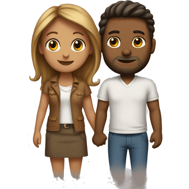 Long distance couple  emoji