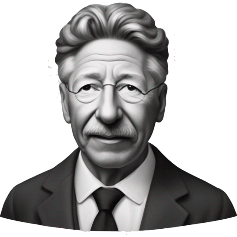 Abraham Maslow as seen on the picture that he is known for in colour emoji