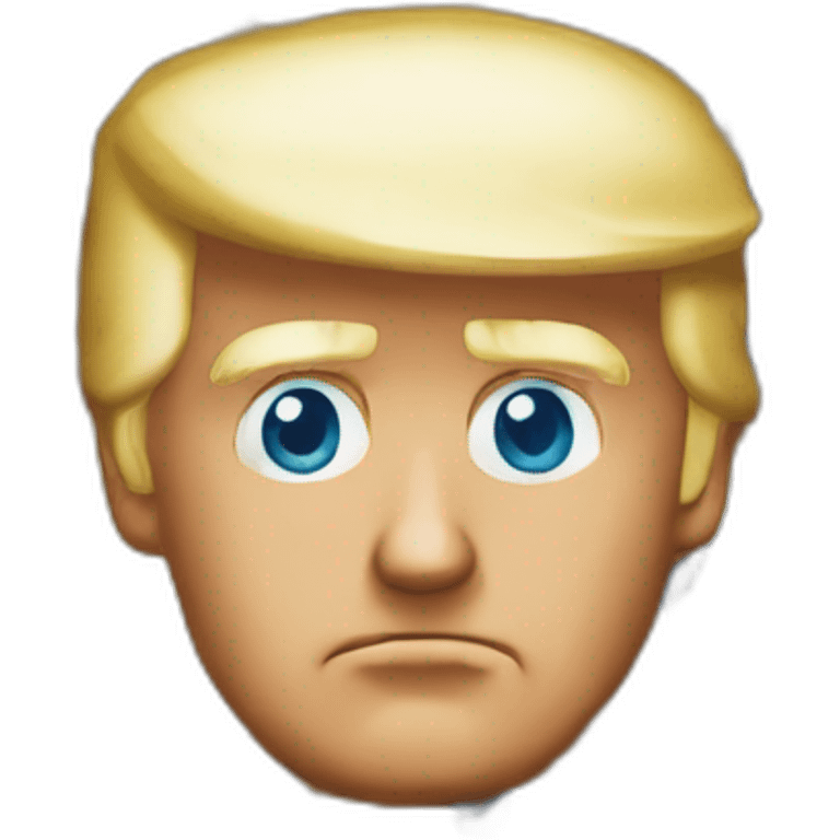 Donald Trump narrows his eyes emoji