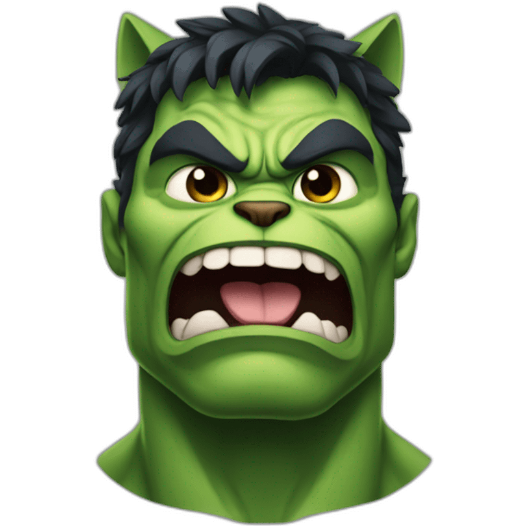 Cat hulk emoji