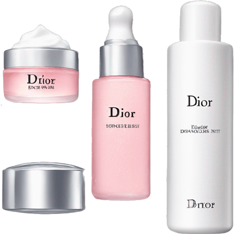 Dior skin care Kit emoji