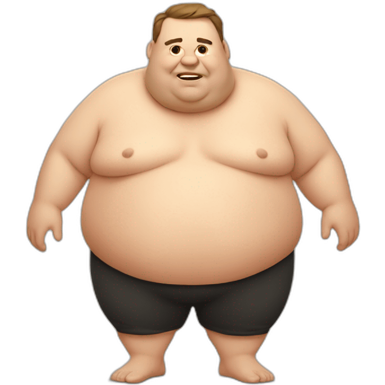 fat man emoji