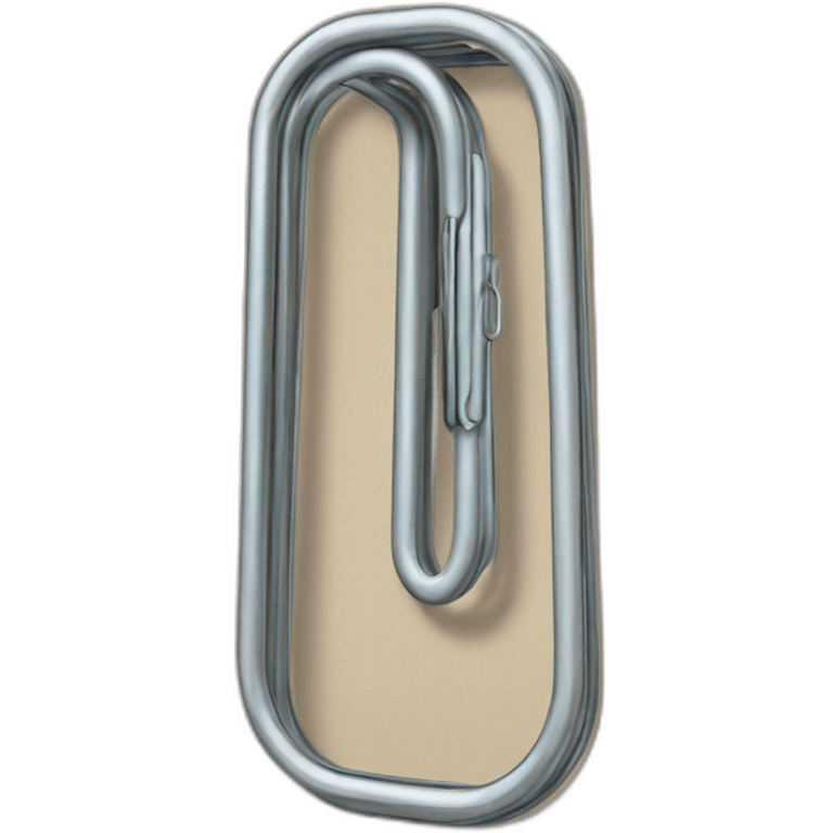 big size paper clip emoji