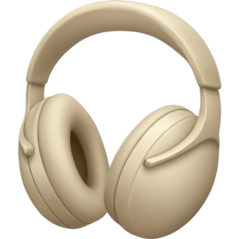 beige headphones emoji