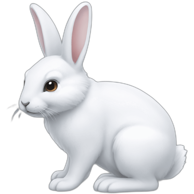 a polar rabbit emoji