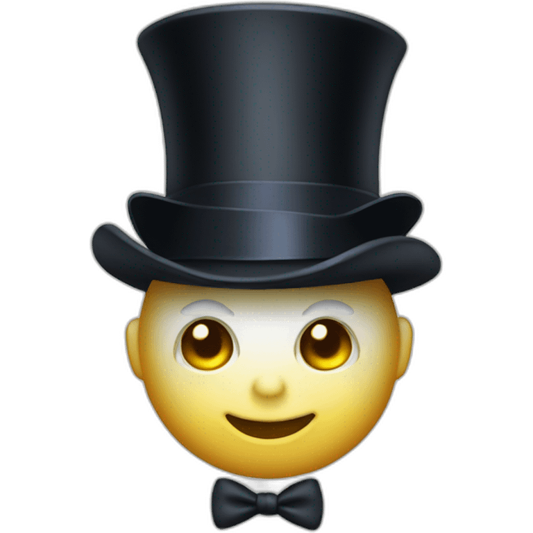 casper with top hat emoji