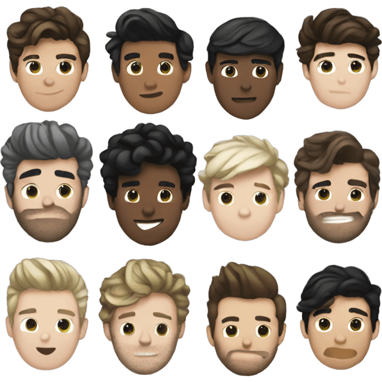 one direction band members emoji