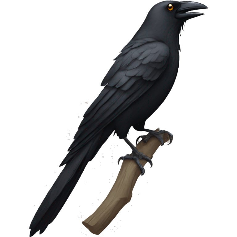 a crow that cry  emoji