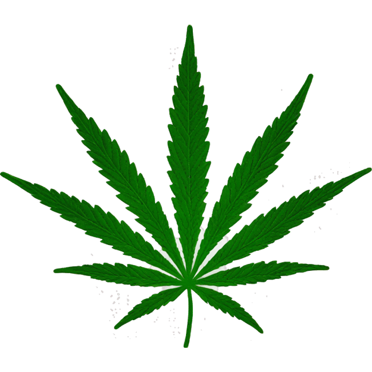 Cannabis leaf emoji