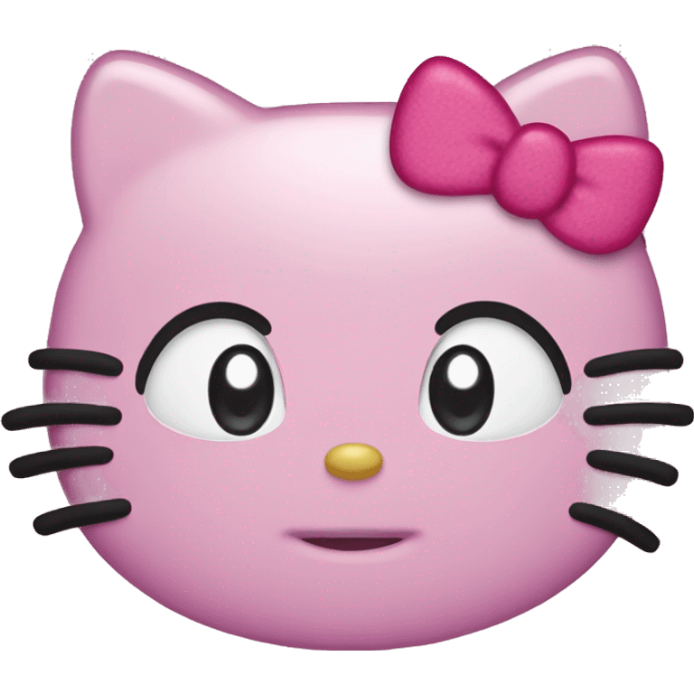 Hello kitty face emoji