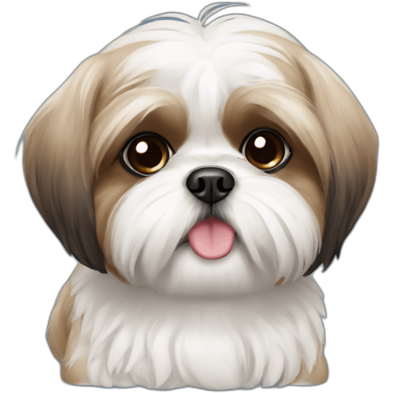 Cute little Shih Tzu emoji