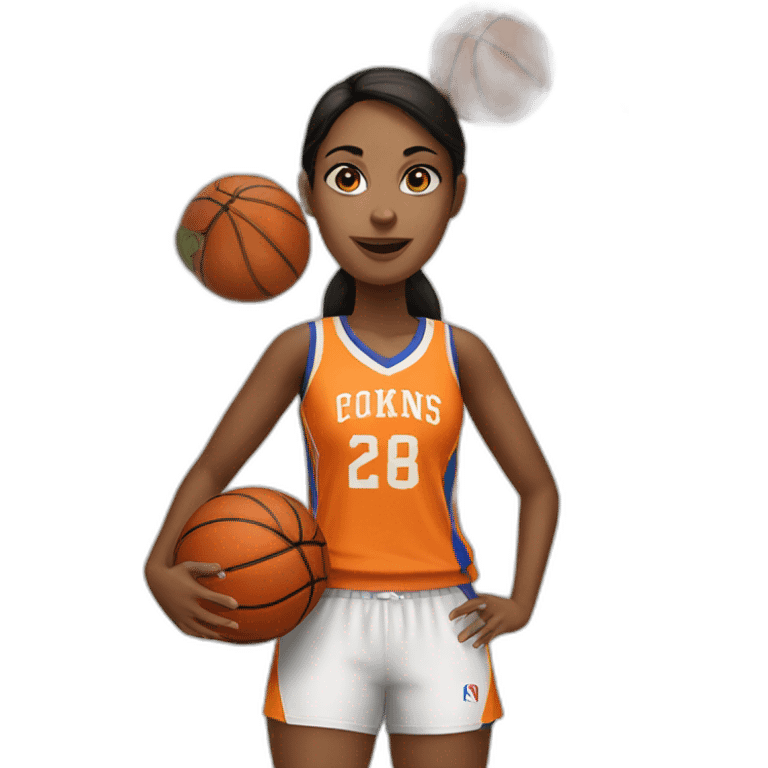 basket ball woman emoji