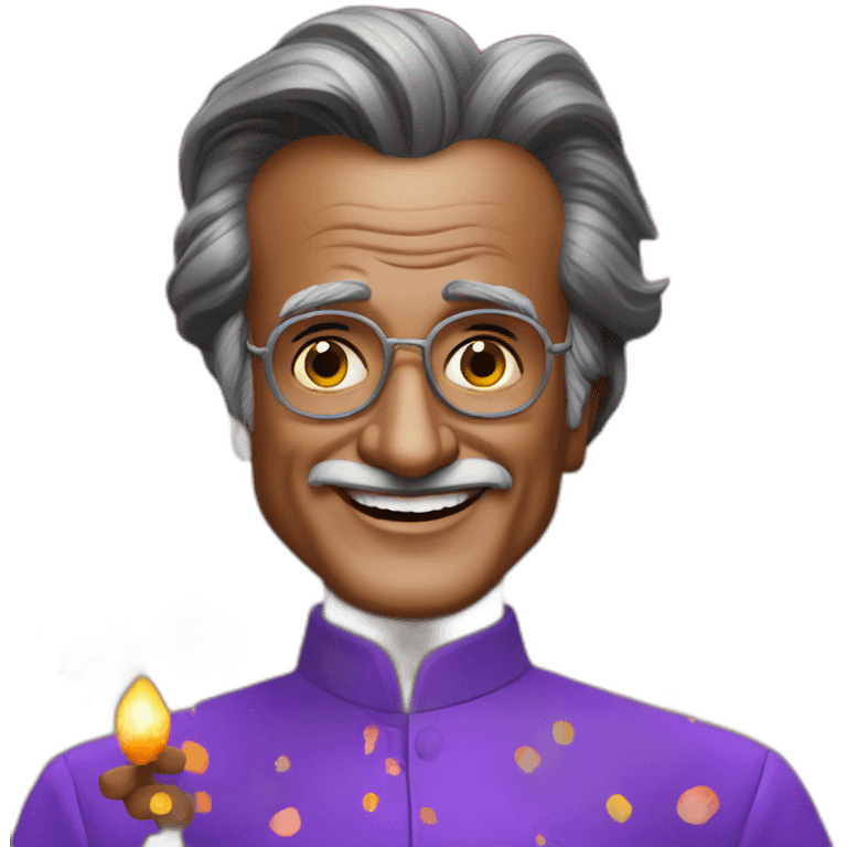 rajinikanth celebrating Diwali festival India emoji