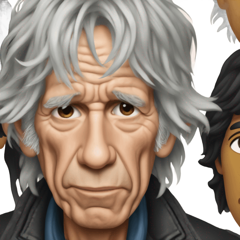 Keith Richards in tears emoji