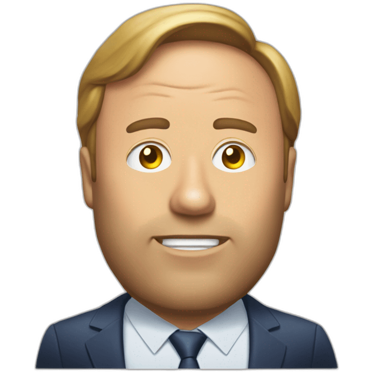 alex jones the conspiracy nut emoji