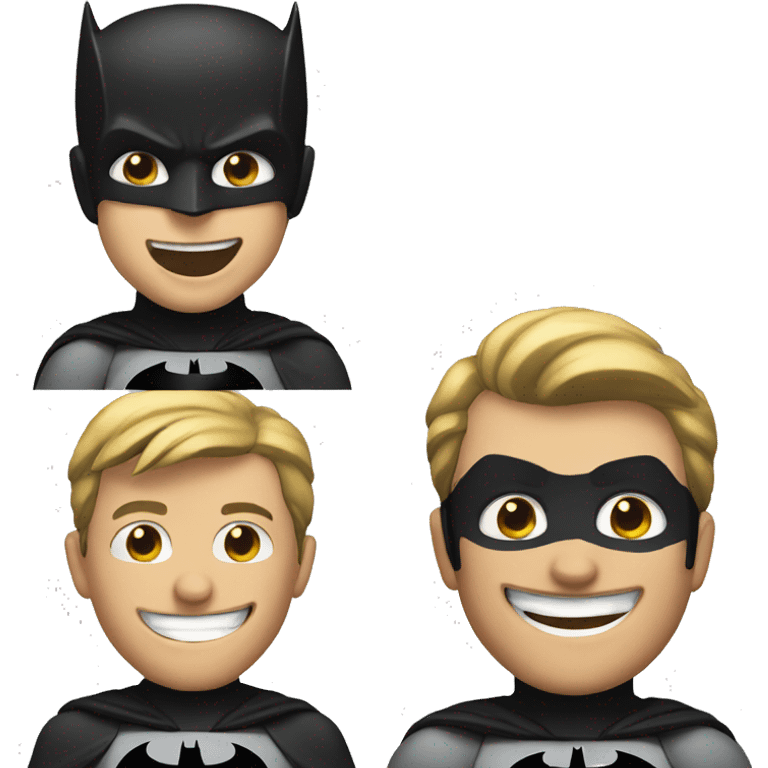 Batman smiling emoji