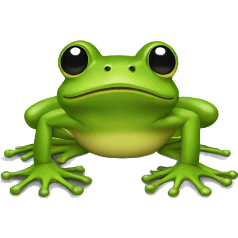 grenouille rouge emoji