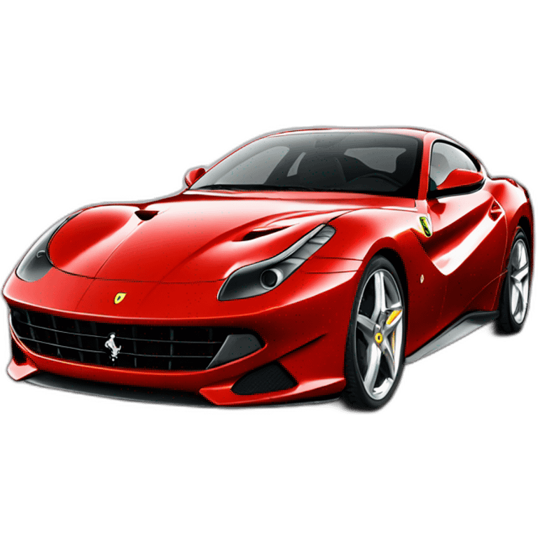 Ferrari 812 red emoji