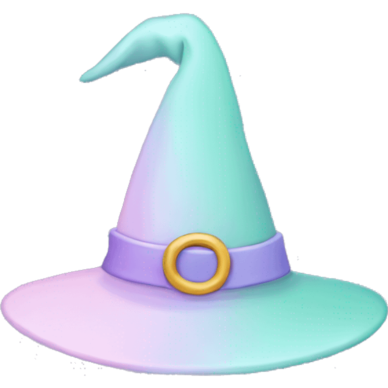 witch hat in pastel colors emoji