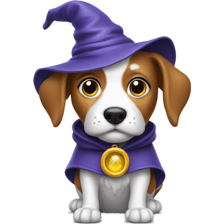 WIZARD DOG WITH BIFOCALS emoji