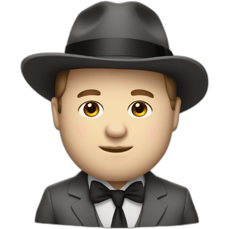 Paul Walter Hauser fedora suit emoji