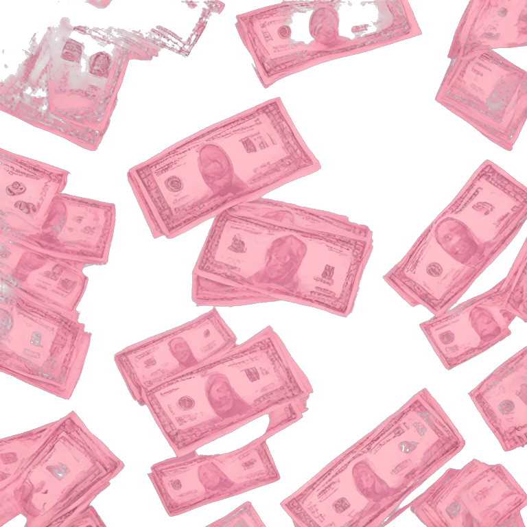 Pink money  emoji