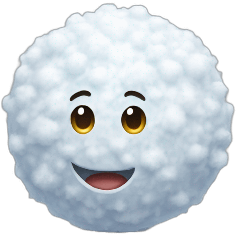 Snowball emoji