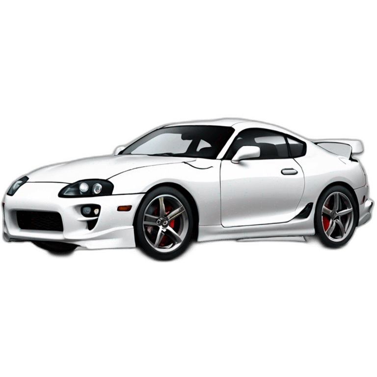 Toyota supra white emoji