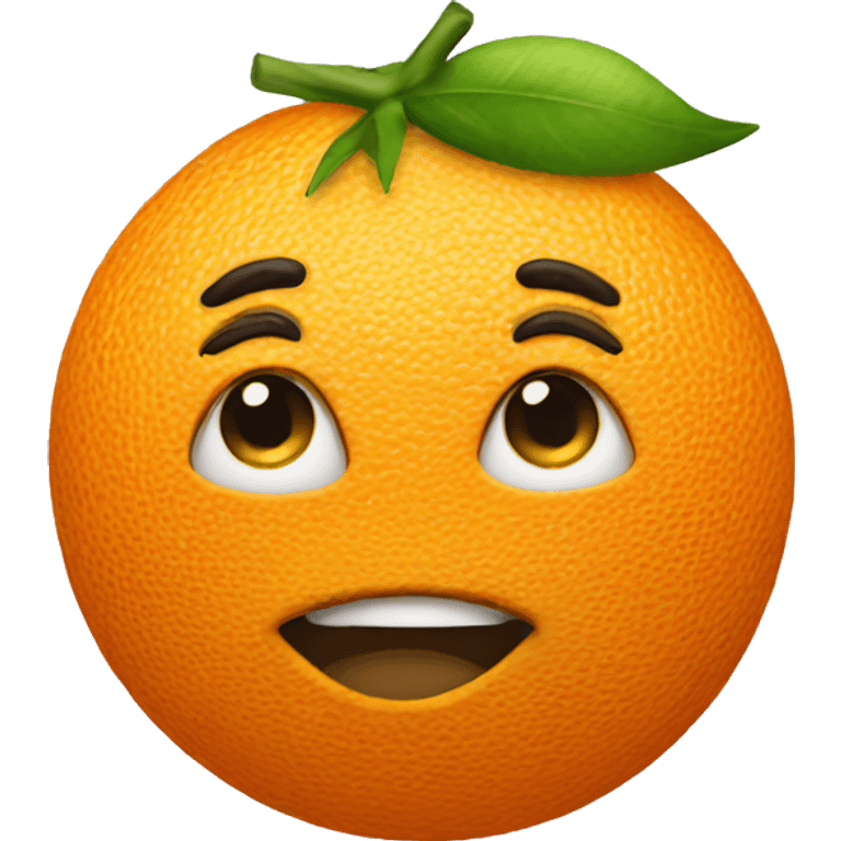 orange emoji