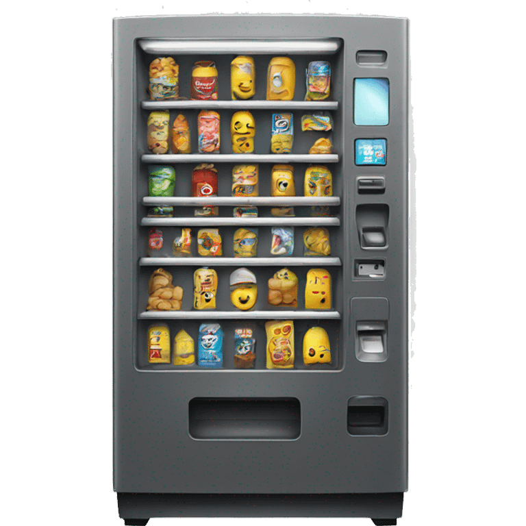 Vending machine iphone 16 style emoji