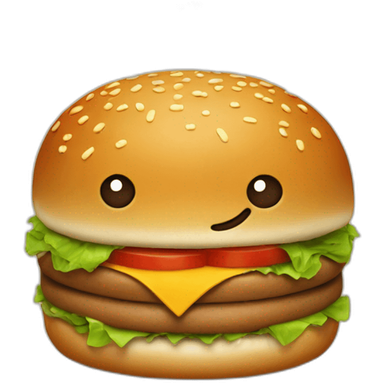 burger food delivery emoji